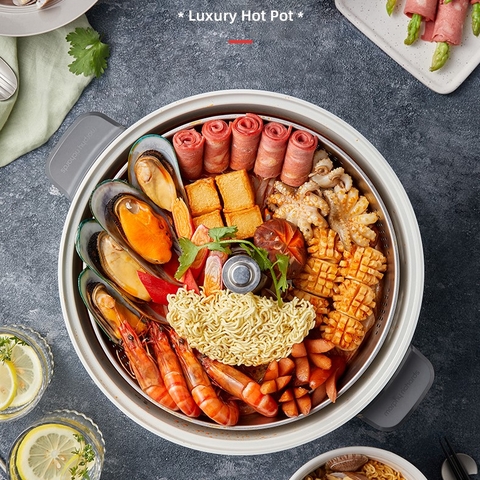 BẾP LẨU HẤP ĐA NĂNG MORPHY RICHARDS MR9090