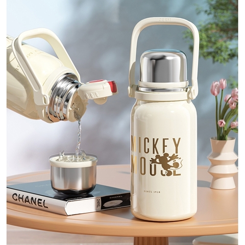 BÌNH GIỮ NHIỆT COCACOLA x MICKEY GIỮ NHIỆT 24H LÕI SUS316L CÓ LƯỚI LỌC TRÀ GERM 800ML