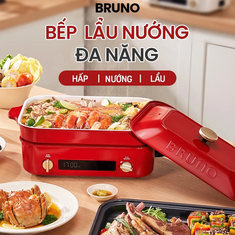 BẾP LẨU NƯỚNG ĐA NĂNG BRUNO DIGITAL