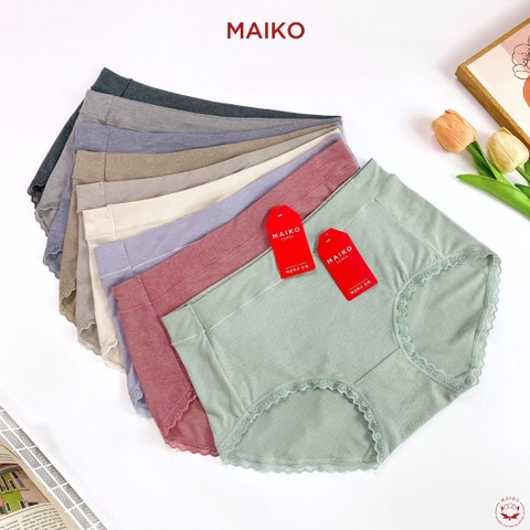QL nữ cotton sợi tre viền ren freesize 48-65kg NO916