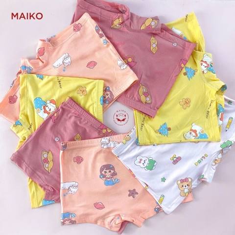 Set 2 Quần chip đùi bé gái Cotton mềm mại, thấm hút mồ hôi CDG020-2