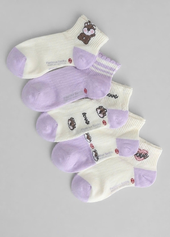 TẤT COTTON BÉ GÁI TEEN 9 - 12 TUỔI
