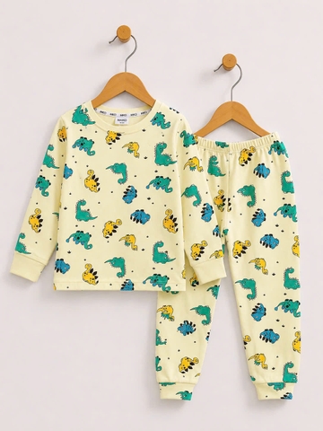 BỘ COTTON DÀI TAY BÉ TRAI 4-14 TUỔI