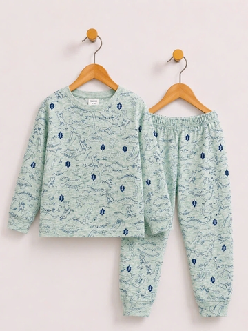 BỘ COTTON DÀI TAY BÉ TRAI 4-14 TUỔI
