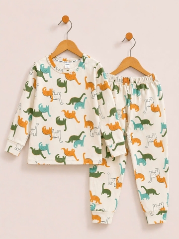 BỘ DÀI TAY COTTON BÉ TRAI 4-14 TUỔI