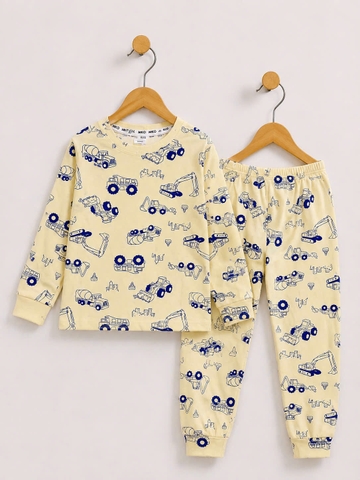 BỘ DÀI TAY COTTON BÉ TRAI 4-14 TUỔI