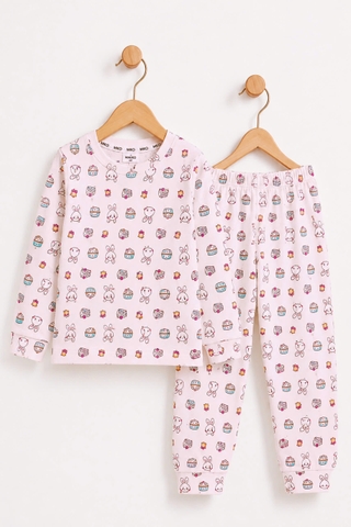 BỘ COTTON DÀI TAY BÉ GÁI 4 - 14 TUỔI