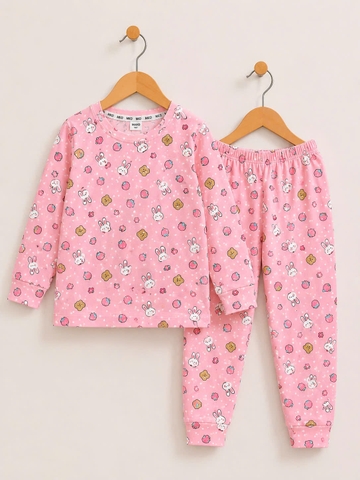 BỘ DÀI TAY COTTON 4 CHIỀU BÉ GÁI 4-14 TUỔI (NHIỀU HỌA TIẾT)