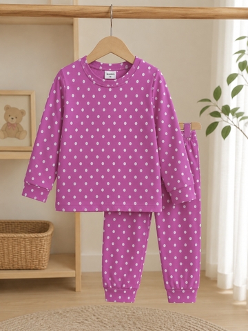 BỘ DÀI TAY COTTON BÉ GÁI 1-5 TUỔI