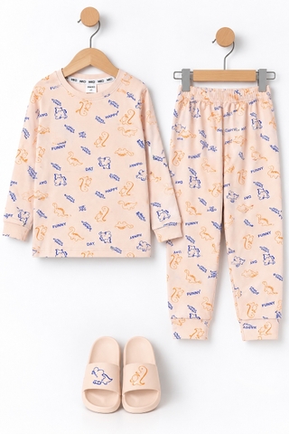 BỘ DÀI TAY COTTON BÉ TRAI 4-14 TUỔI