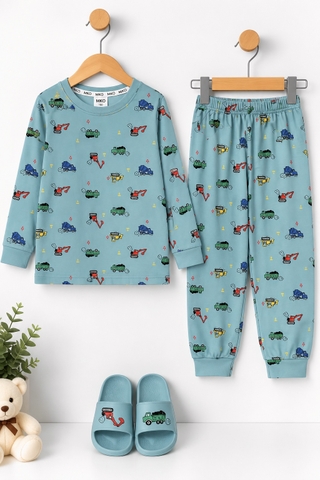 BỘ DÀI TAY COTTON BÉ TRAI 4-14 TUỔI