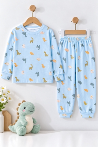 BỘ DÀI TAY COTTON BÉ TRAI 4-14 TUỔI