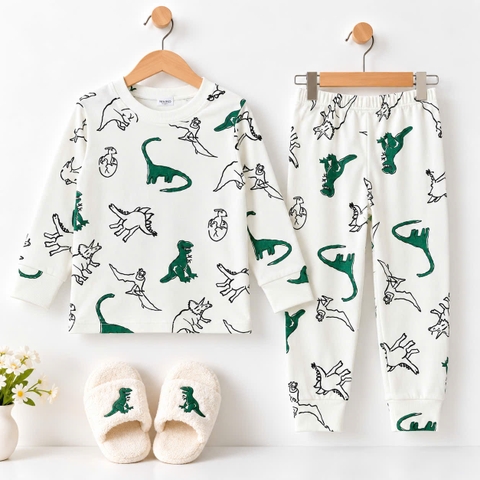 BỘ DÀI TAY COTTON BÉ TRAI 1- 5 TUỔI