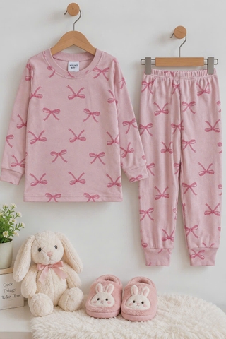 BỘ DÀI TAY COTTON BÉ GÁI 1-5 TUỔI