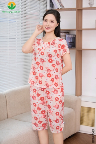 BỘ LANH NỮ QUẦN - ÁO CỘC TAY B06.6040
