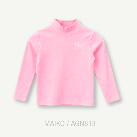 ÁO GIỮ NHIỆT THÊU NƠ/ GẤU BÉ GÁI 1-6Y