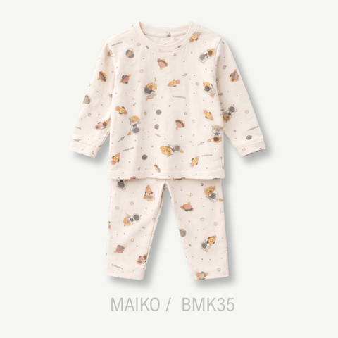 BỘ COTTON 4 CHIỀU IN HÌNH BÉ TRAI 1-5Y