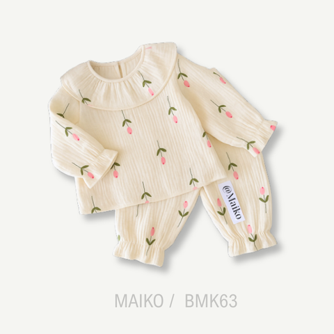 BỘ XÔ DÀI TAY HÀN QUỐC CHO BÉ GÁI 1-5Y