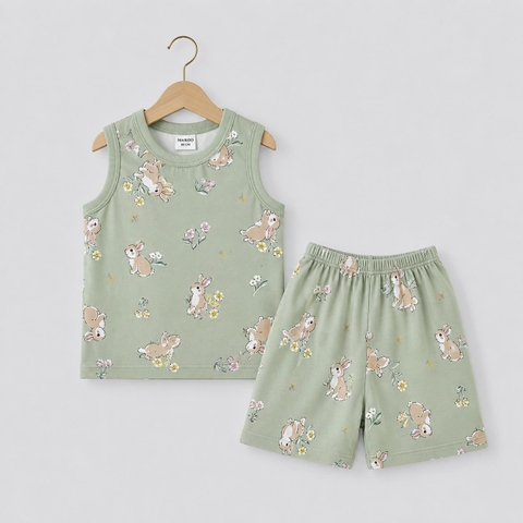 [COMBO 3 BỘ] COTTON 3 LỖ BÉ GÁI 1-5 TUỔI