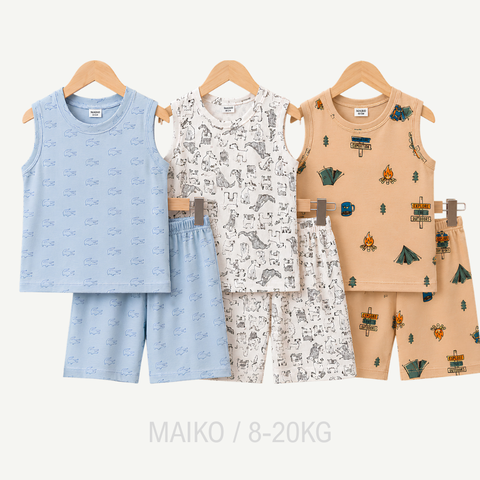 [COMBO 3 BỘ] COTTON 3 LỖ BÉ TRAI 1-5 TUỔI