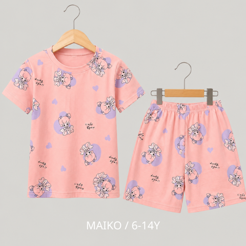 BỘ CỘC TAY COTTON 4 CHIỀU BÉ GÁI 6-14 TUỔI 