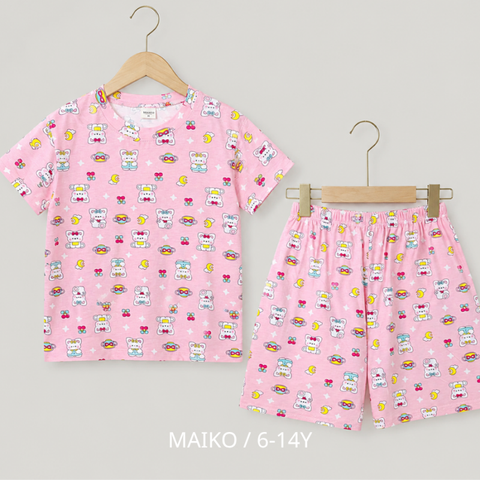 BỘ CỘC TAY COTTON 4 CHIỀU BÉ GÁI 6-14 TUỔI (NHIỀU HỌA TIẾT)