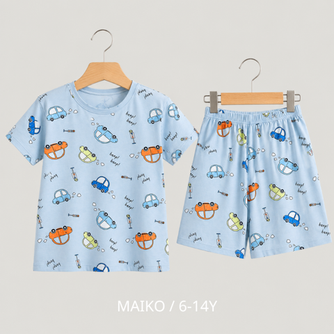 BỘ CỘC TAY COTTON BÉ TRAI 6-14 TUỔI