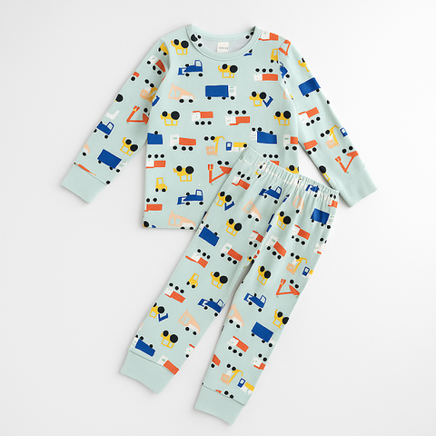 Bộ Borip cotton dài tay Thu-Đông Bé trai từ 1-5 Tuổi