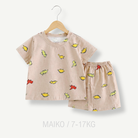 BỘ COTTON CỘC TAY 4 CHIỀU HÀN QUỐC 1-5 TUỔI
