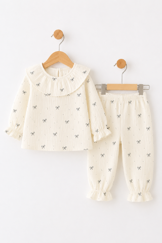 BỘ XÔ DÀI TAY HÀN QUỐC CHO BÉ GÁI 1-5Y