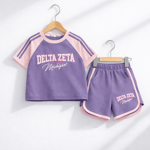 BỘ CỘC TAY COTTON BÉ GÁI DELTA ZETA 8-12 TUỔI