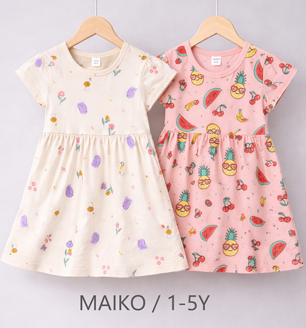 [COMBO 2 VÁY] COTTON BÉ GÁI TỪ 1-5 TUỔI