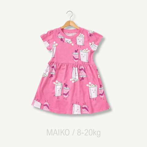 VÁY COTTON IN TRÀN HÌNH BÉ GÁI 1-5Y