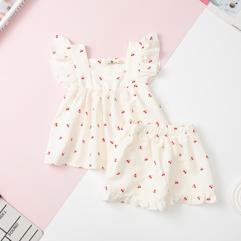 Bộ BG xốp tay cánh tiên Cherry size 2/7 Ri6