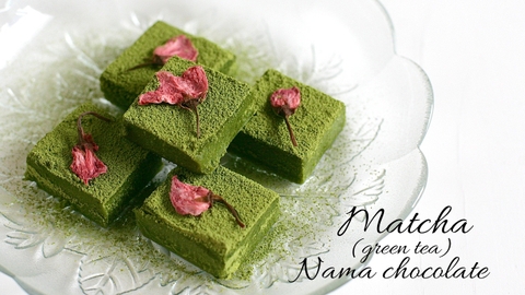 Bánh nama socola trà xanh Matcha