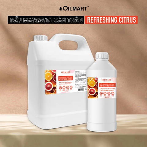 Dầu Massage Body Chuyên Dụng Cho Spa Oilmart - Refreshing Citrus