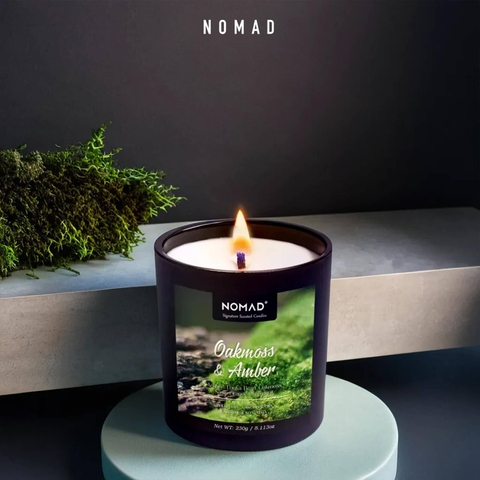 Nến Thơm Nomad Signature Scented Candle 230g - Oakmoss & Amber