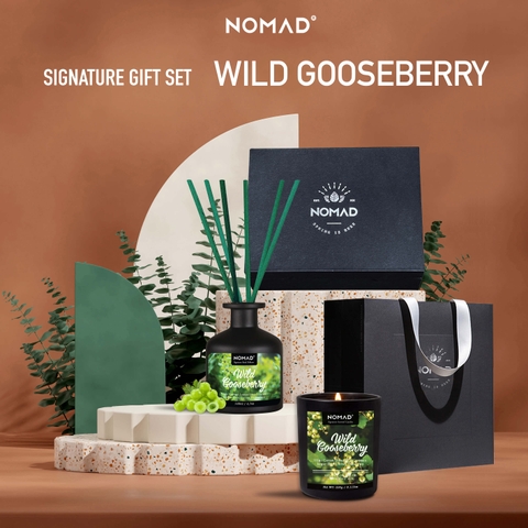 Combo 2 Phần Quà Tặng Nến Thơm, Tán Hương Nomad Signature Gift Set