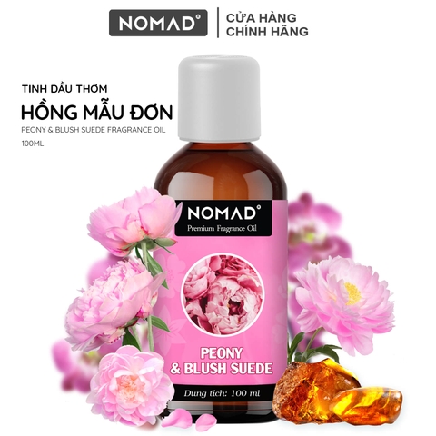 Tinh Dầu Thơm Nomad Premium Fragrance Oil - Peony & Blush Suede