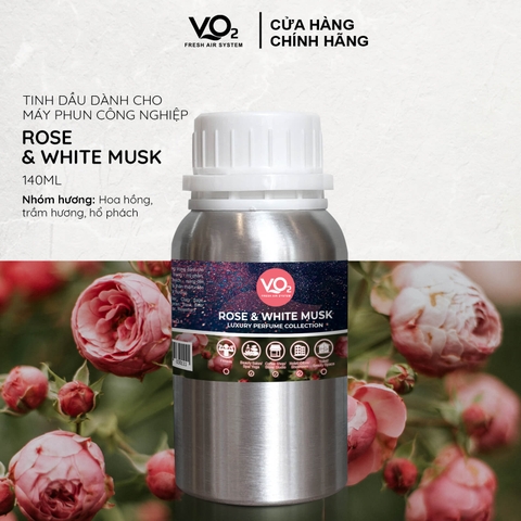 Tinh Dầu Cho Máy Phun Công Nghiệp VO2 Luxury Perfume - Rose & White Musk