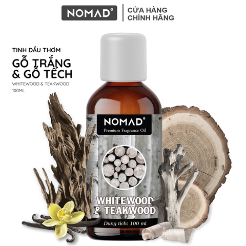 Tinh Dầu Thơm Nomad Premium Fragrance Oil - Whitewood & Teakwood