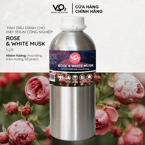 Tinh Dầu Cho Máy Phun Công Nghiệp VO2 Luxury Perfume - Rose & White Musk