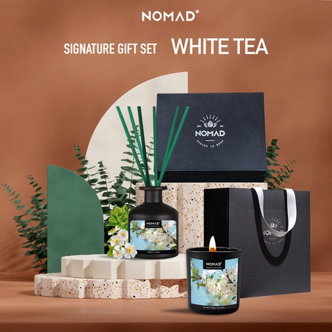 Combo 2 Phần Quà Tặng Nến Thơm, Tán Hương Nomad Signature Gift Set