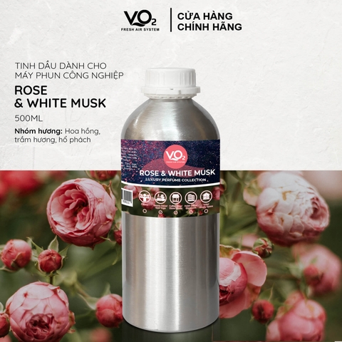 Tinh Dầu Cho Máy Phun Công Nghiệp VO2 Luxury Perfume - Rose & White Musk