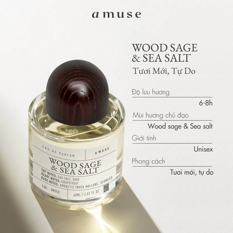 Nước Hoa Amuse Wood Sage & Sea Salt Eau De Parfum 60ml