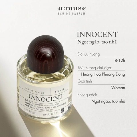 Nước Hoa Amuse Eau De Parfum Innocent 60ml