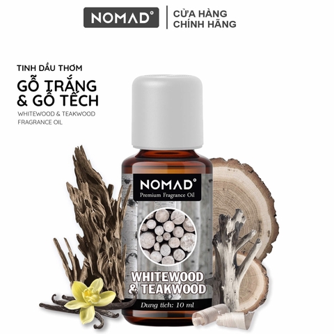 Tinh Dầu Thơm Nomad Premium Fragrance Oil - Whitewood & Teakwood