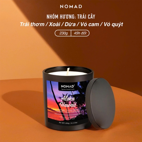 Nến Thơm Nomad Signature Scented Candle  230g - Aloha Hawaii