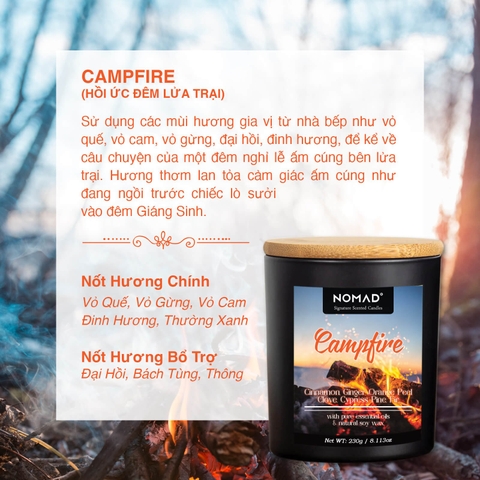 Nến Thơm Nomad Signature Scented Candle - Campfire