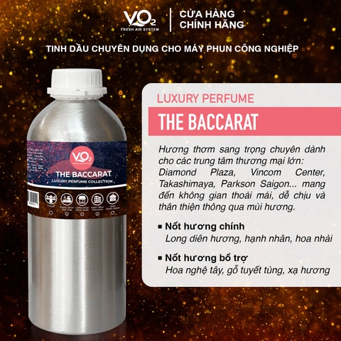 Tinh Dầu Cho Máy Phun Công Nghiệp VO2 Luxury Perfume - The Baccarat